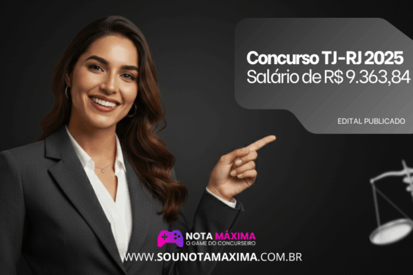 Concurso TJ-RJ 2025: Edital Publicado com Salário de R$ 9.363,84