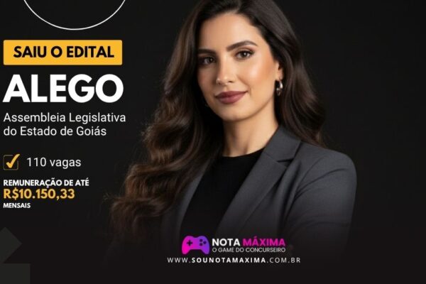 Concurso ALEGO 2025: 101 Vagas com Salários de até R$ 10 mil